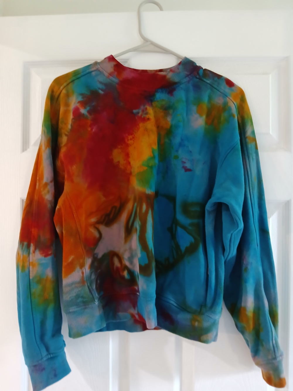 Lululemon Custom Tie-Dye Crewneck Sweatshirt